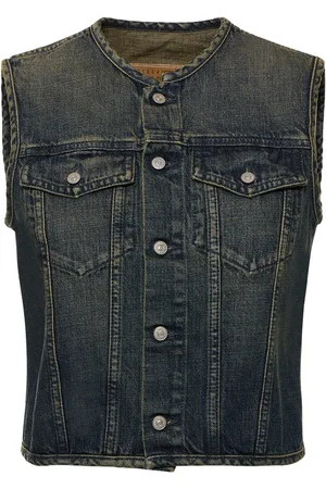 Maison Margiela Gilet In Denim Di Cotone