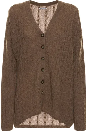Reformation Cardigan Oversize Giusta In Cashmere