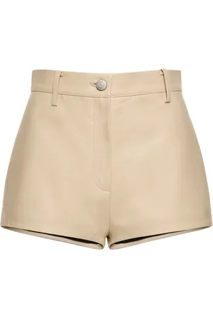 MAGDA BUTRYM Shorts Vita Alta In Pelle