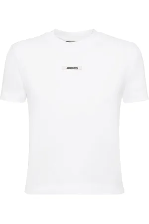 Jacquemus T-shirt Le T-shirt Gros Grain In Cotone
