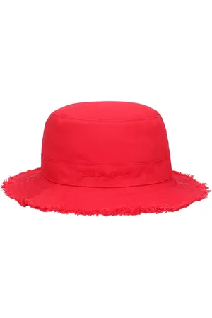 Jacquemus Cappello Bucket In Cotone Con Logo