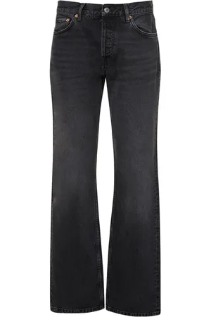 RE/DONE Jeans Dritti Easy In Denim Di Cotone