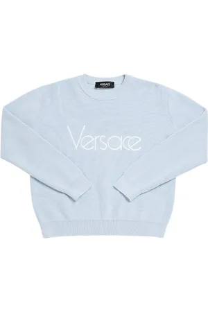 VERSACE Felpa In Cotone Con Ricami