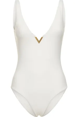 VALENTINO Costume Intero In Lycra Con Logo