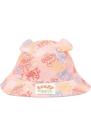 Kenzo Cappello Bucket In Cotone Stampato