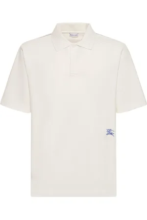 Burberry Polo In Cotone Con Logo