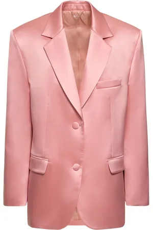 MAGDA BUTRYM Blazer Monopetto In Raso Di Seta