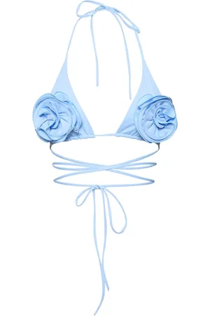MAGDA BUTRYM Top Bikini In Techno Con Fiore 3d