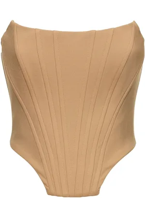 GIUSEPPE DI MORABITO Top Bustier In Lana Stretch