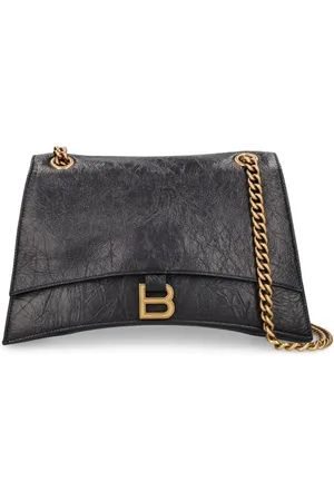 Balenciaga Borsa Media Crush In Pelle