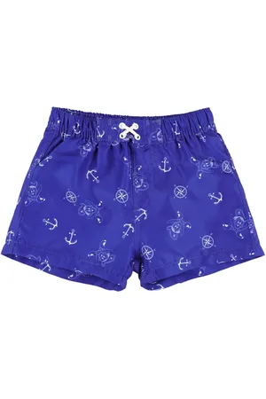 MONNALISA Shorts Mare In Nylon Stampato