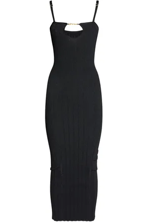 Jacquemus Vestito Midi La Robe Sierra Bretelles In Maglia