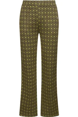 WALES BONNER Pantaloni In Misto Cotone Jacquard