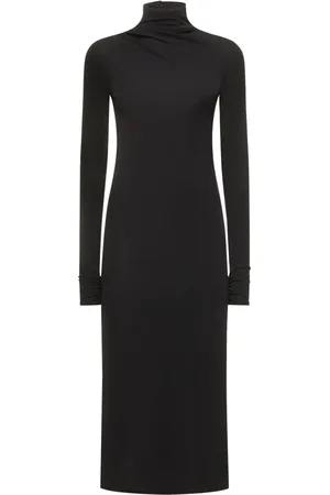 The Andamane Vestito Midi Parker In Jersey Stretch
