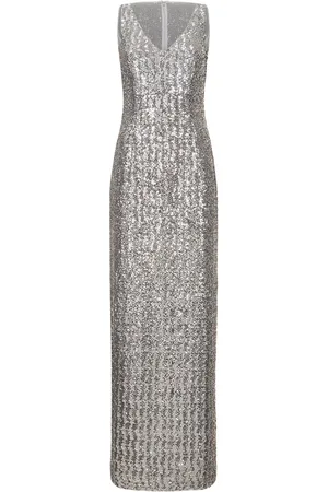 Michael Kors Vestito Con Paillettes E Scollo A V