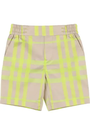 Burberry Shorts In Cotone Check