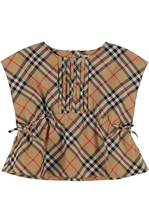 Burberry Camicia In Misto Cotone Check