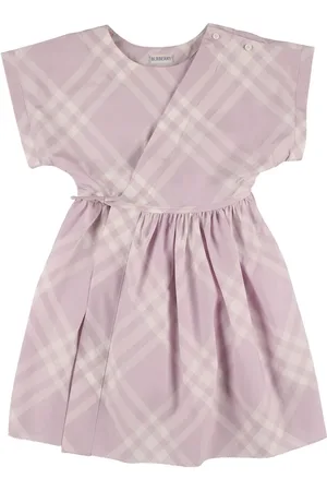 Burberry Vestito In Cotone Con Logo