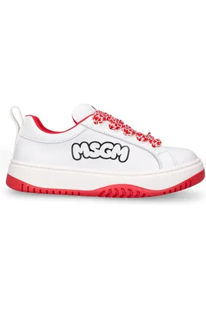 Msgm Sneakers In Pelle Con Logo