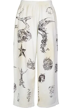 Balenciaga Pantaloni Baggy Tattoo In Felpa
