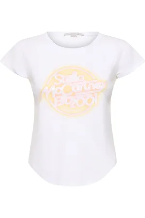 Stella McCartney T-shirt In Jersey Di Cotone Con Logo