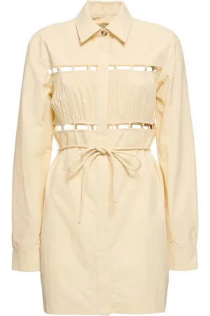 Nanushka Vestito Gene In Popeline Con Cutout
