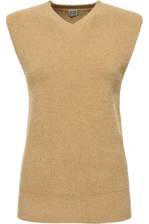 Totême Gilet In Maglia In Misto Cotone