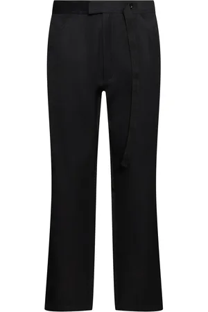 4SDESIGNS Pantaloni In Twill Di Viscosa E Cotone