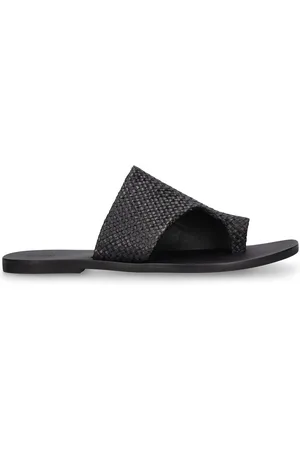 St Agni Sandali Woven Abstract In Pelle 25mm