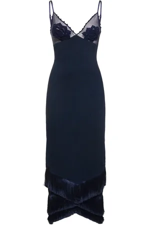 PATBO Vestito Midi Crochet Con Ricami