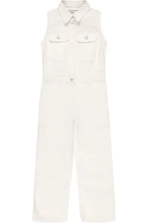 Zadig & Voltaire Tuta In Denim Di Cotone Stampato