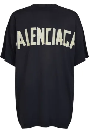 Balenciaga T-shirt Double Front In Cotone Con Logo