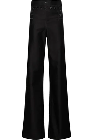 Maison Margiela Pantaloni In Raso Di Cotone