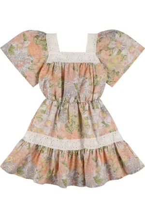 The New Society Vestito In Cotone Organico Stampato