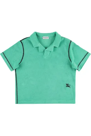 Burberry Polo In Cotone Con Logo