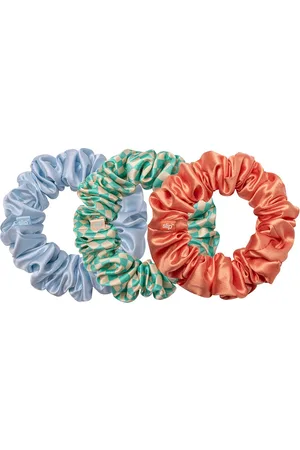 Slip Set Di 3 Scrunchie Grandi In Seta
