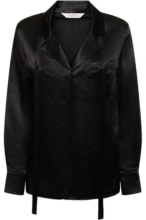Max Mara Camicia Vignola In Raso / Laccini Da Annodare