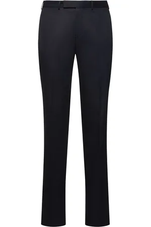 Ermenegildo Zegna Pantaloni Slim In Misto Cotone