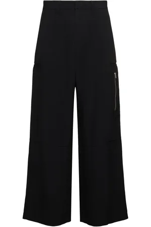 Ami Pantaloni Cargo In Misto Viscosa