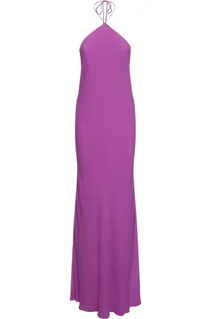 The Andamane Vestito Maxi Rebecca In Georgette Di Seta