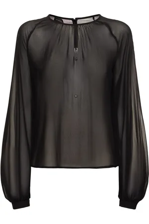 The Andamane Blusa Renee In Seta Con Maniche A Sbuffo