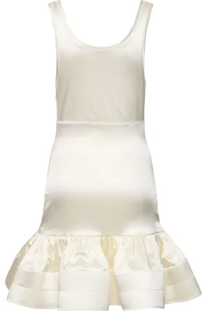 Patou Vestitoin Raso Stretch Con Ruches