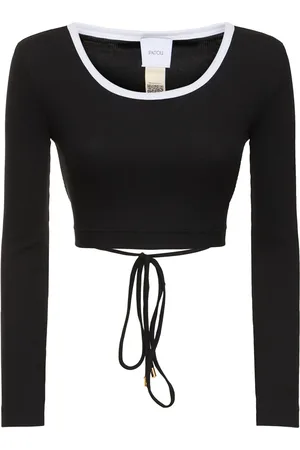 Patou Crop Top In Jersey A Costine