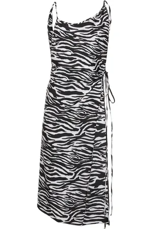The Attico Abito Longuette In Lycra Stampato