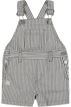 Liewood Salopette A Strisce In Cotone Organico