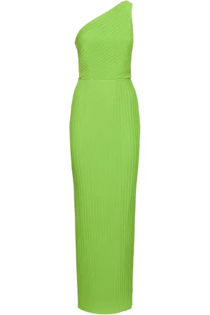 Solace Vestito Adira In Chiffon Plissé