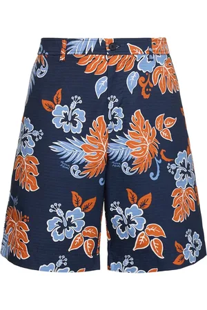 Maison Kitsuné Shorts In Cotone Stampato