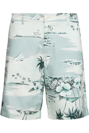 Maison Kitsuné Shorts In Cotone Stampato