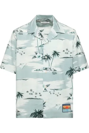 Maison Kitsuné Camicia In Cotone Stampato