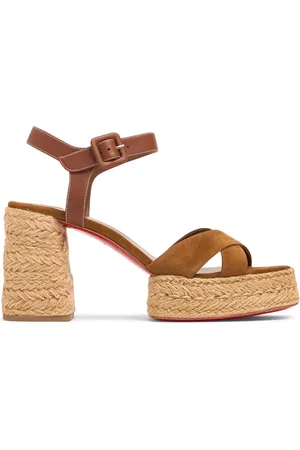 Christian Louboutin Sandali Calakala In Camoscio 70mm